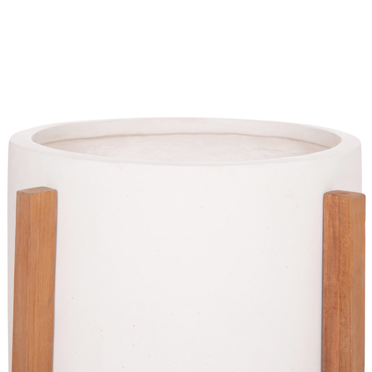 ΓΛΑΣΤΡΑ/ΚΑΣΠΟ ΕΣΩΤ.ΧΩΡΟΥ HOFF HM4682.02M FIBER CEMENT ΛΕΥΚΟ-TEAK ΒΑΣΗ Φ40x39Υεκ - Image 4