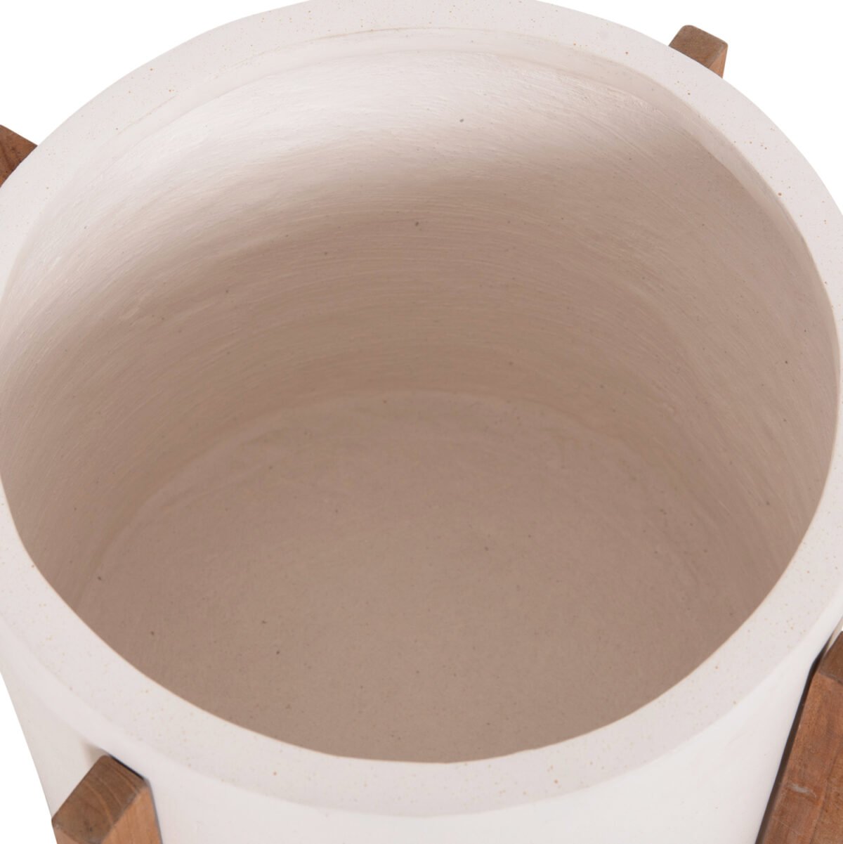 ΓΛΑΣΤΡΑ/ΚΑΣΠΟ ΕΣΩΤ.ΧΩΡΟΥ HOFF HM4682.02M FIBER CEMENT ΛΕΥΚΟ-TEAK ΒΑΣΗ Φ40x39Υεκ - Image 10