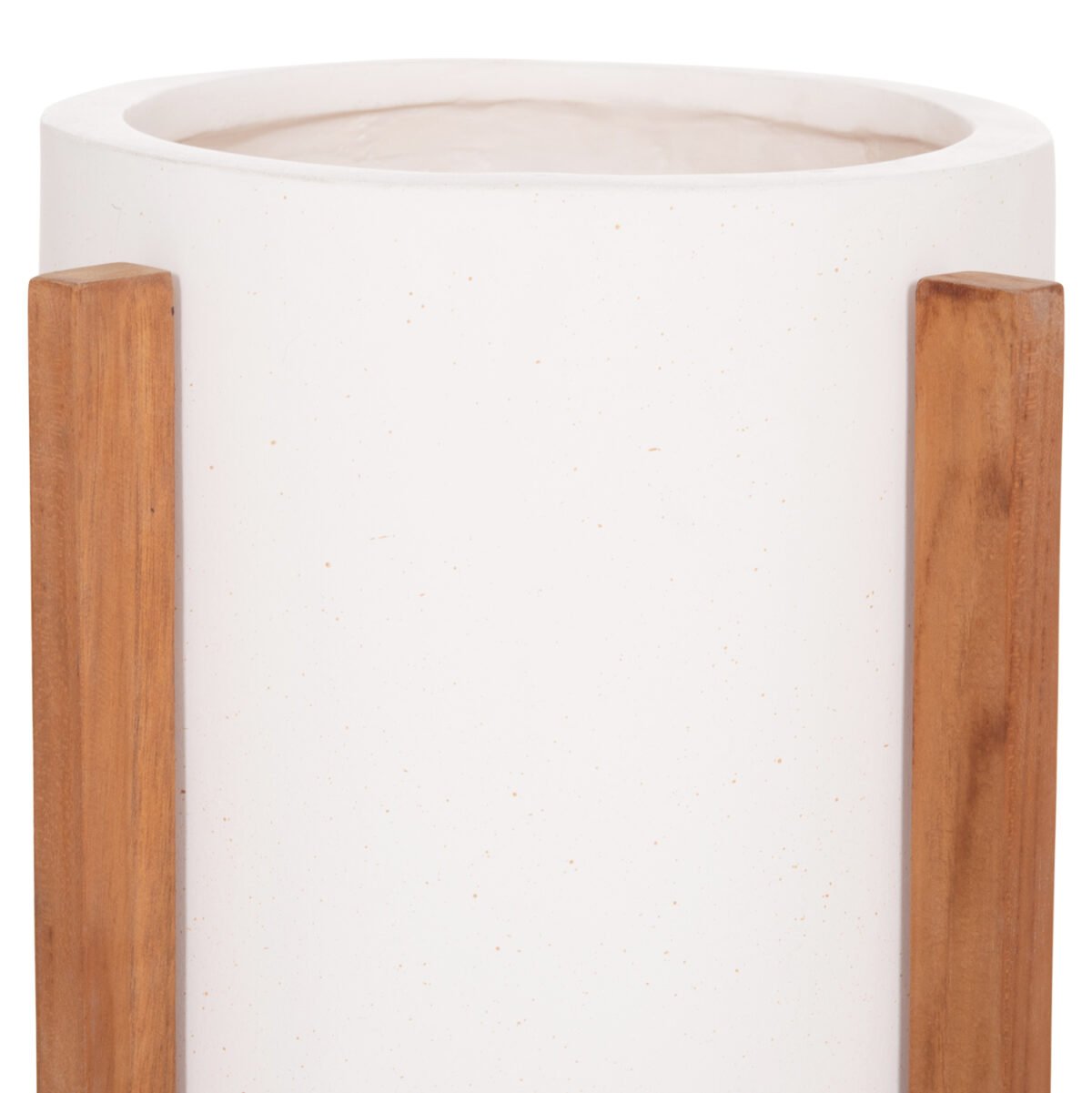 ΓΛΑΣΤΡΑ/ΚΑΣΠΟ ΕΣΩΤ.ΧΩΡΟΥ HOFF HM4682.02S FIBER CEMENT ΛΕΥΚΟ-TEAK ΒΑΣΗ Φ33x42Υεκ - Image 4