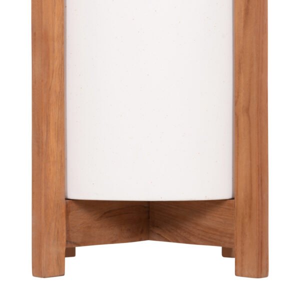 ΓΛΑΣΤΡΑ/ΚΑΣΠΟ ΕΣΩΤ.ΧΩΡΟΥ HOFF HM4682.02S FIBER CEMENT ΛΕΥΚΟ-TEAK ΒΑΣΗ Φ33x42Υεκ - Image 5