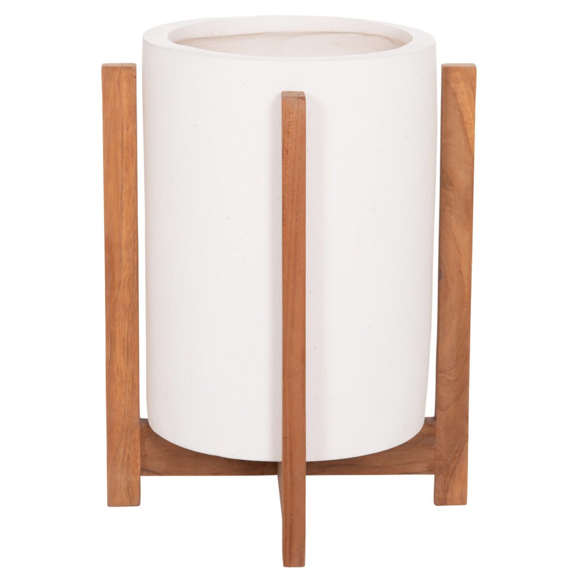 ΓΛΑΣΤΡΑ/ΚΑΣΠΟ ΕΣΩΤ.ΧΩΡΟΥ HOFF HM4682.02S FIBER CEMENT ΛΕΥΚΟ-TEAK ΒΑΣΗ Φ33x42Υεκ - Image 6