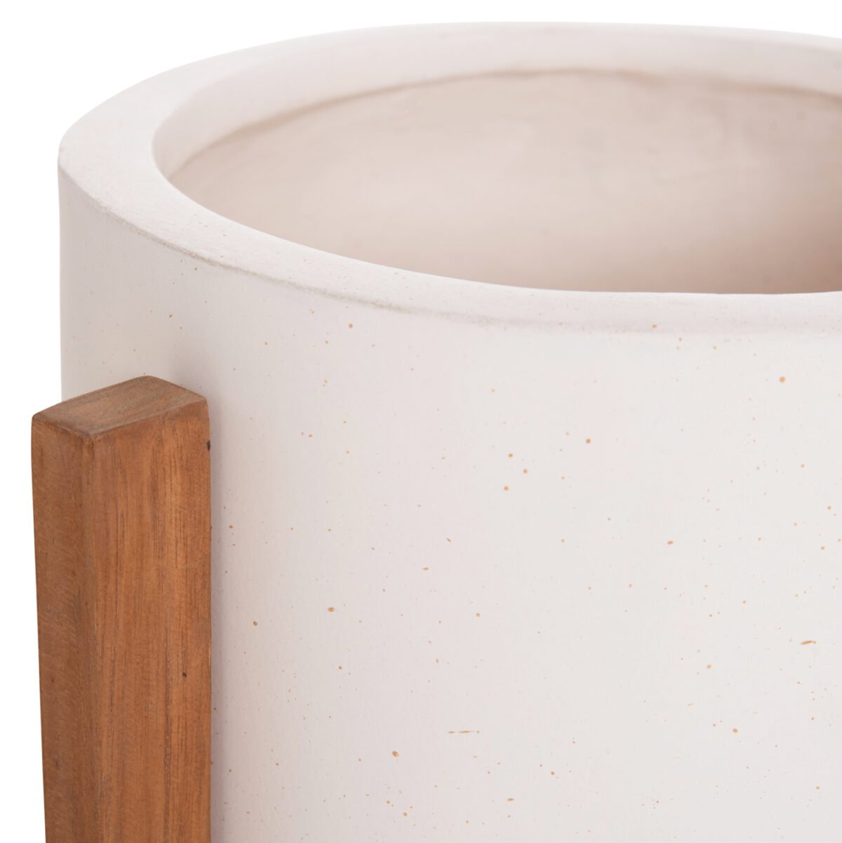 ΓΛΑΣΤΡΑ/ΚΑΣΠΟ ΕΣΩΤ.ΧΩΡΟΥ HOFF HM4682.02S FIBER CEMENT ΛΕΥΚΟ-TEAK ΒΑΣΗ Φ33x42Υεκ - Image 9