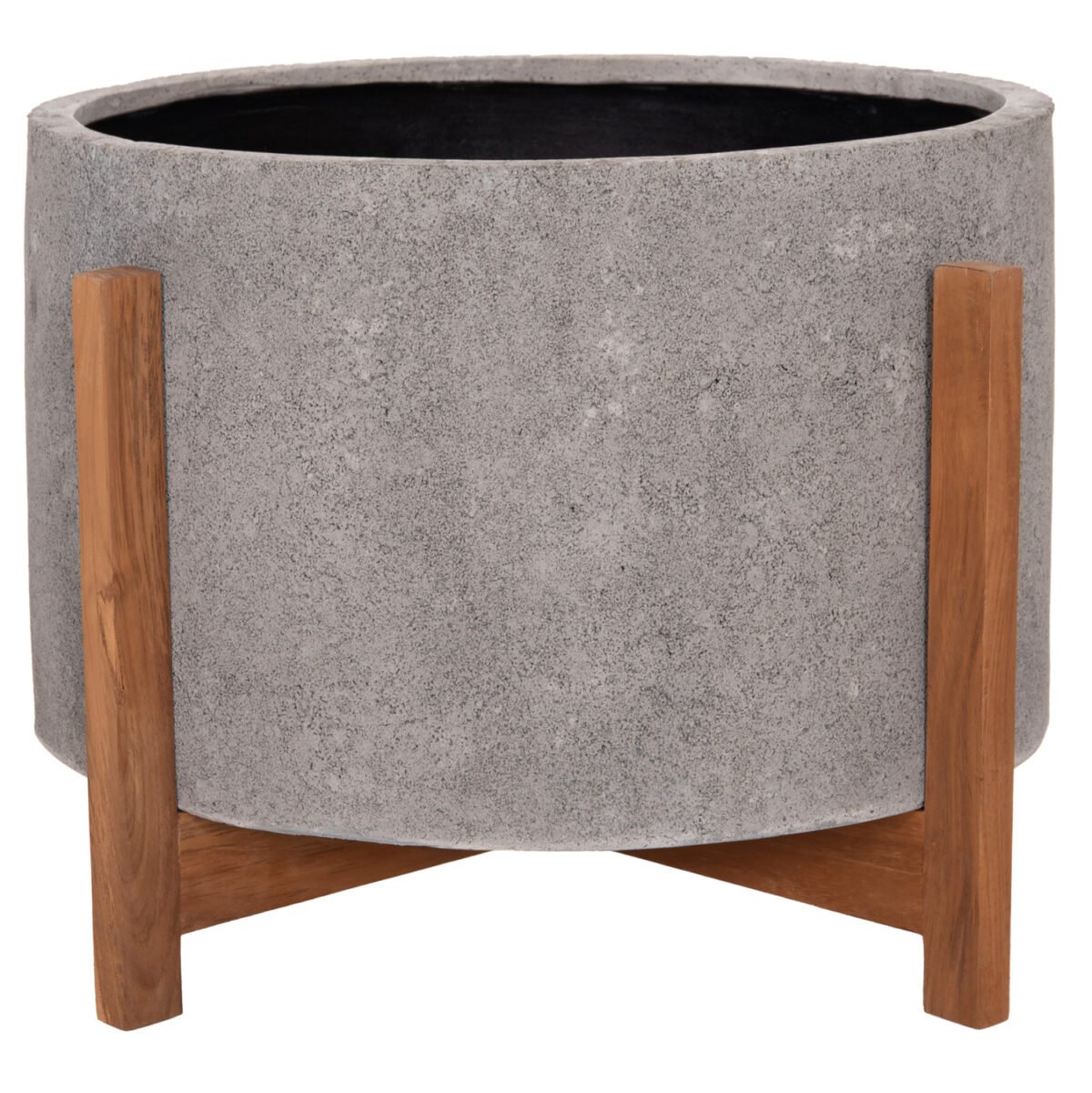 ΓΛΑΣΤΡΑ/ΚΑΣΠΟ ΕΣΩΤ.ΧΩΡΟΥ HOFF HM4682.03L FIBER CEMENT ΓΚΡΙ-TEAK ΒΑΣΗ Φ50x35Υεκ - Image 3
