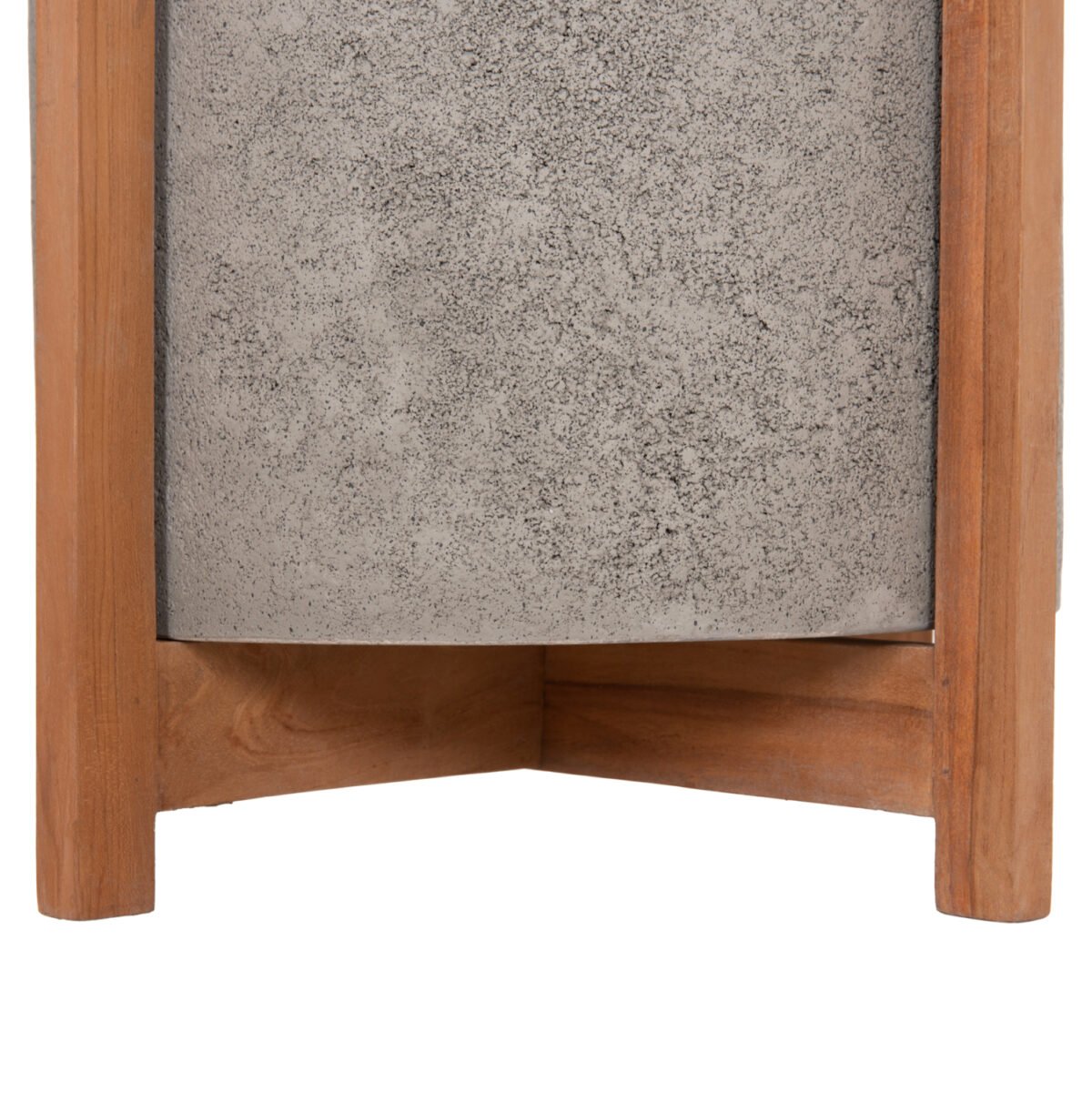 ΓΛΑΣΤΡΑ/ΚΑΣΠΟ ΕΣΩΤ.ΧΩΡΟΥ HOFF HM4682.03M FIBER CEMENT ΓΚΡΙ-TEAK ΒΑΣΗ Φ40x39Υεκ - Image 5