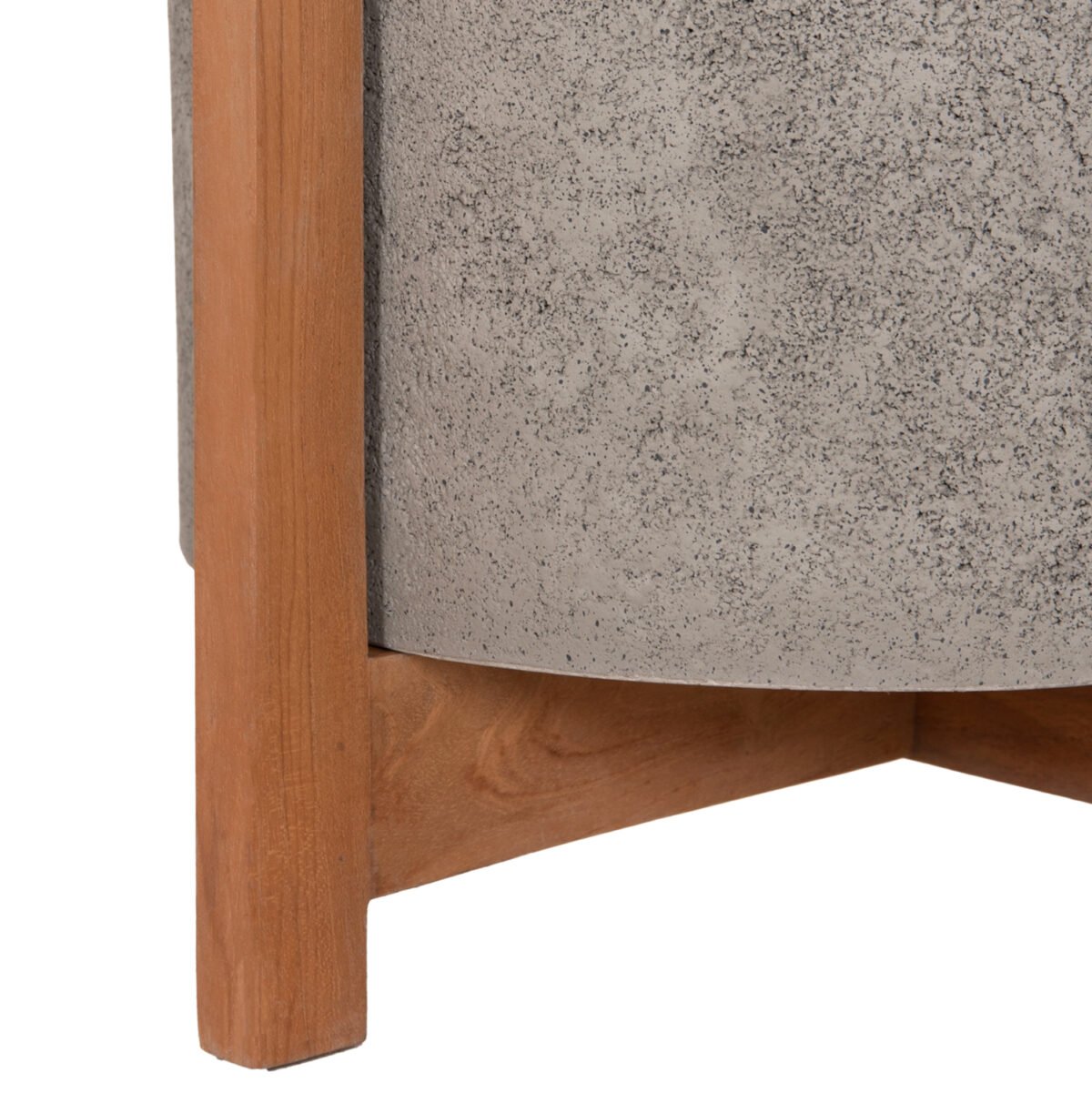 ΓΛΑΣΤΡΑ/ΚΑΣΠΟ ΕΣΩΤ.ΧΩΡΟΥ HOFF HM4682.03M FIBER CEMENT ΓΚΡΙ-TEAK ΒΑΣΗ Φ40x39Υεκ - Image 8