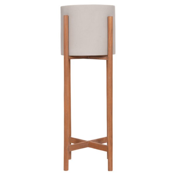 ΓΛΑΣΤΡΑ ΕΣΩΤ.ΧΩΡΟΥ RENTIL HM4684.03L FIBER CEMENT ΧΡΩΜΑ ΓΚΡΙ--ΒΑΣΗ TEAK Φ27x66Υ - Image 3
