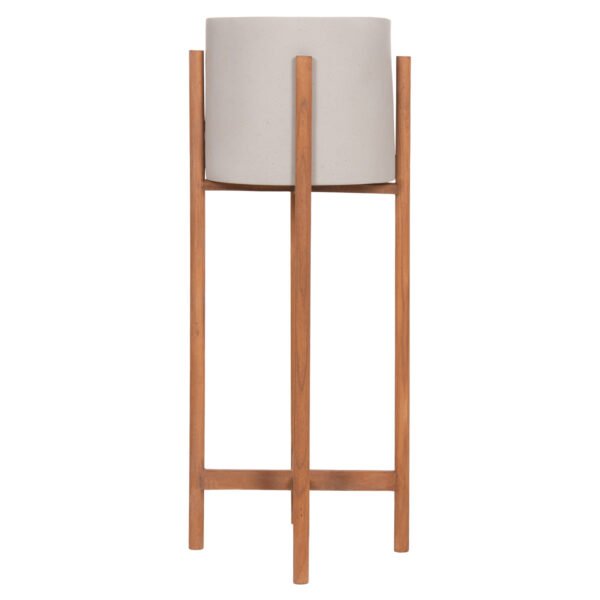 ΓΛΑΣΤΡΑ ΕΣΩΤ.ΧΩΡΟΥ RENTIL HM4684.03L FIBER CEMENT ΧΡΩΜΑ ΓΚΡΙ--ΒΑΣΗ TEAK Φ27x66Υ - Image 6