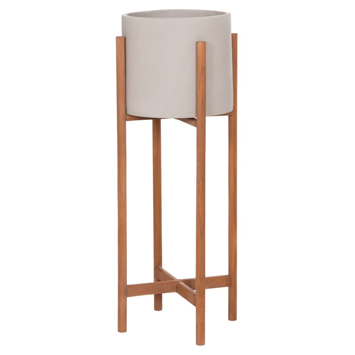ΓΛΑΣΤΡΑ ΕΣΩΤ.ΧΩΡΟΥ RENTIL HM4684.03L FIBER CEMENT ΧΡΩΜΑ ΓΚΡΙ--ΒΑΣΗ TEAK Φ27x66Υ - Image 7