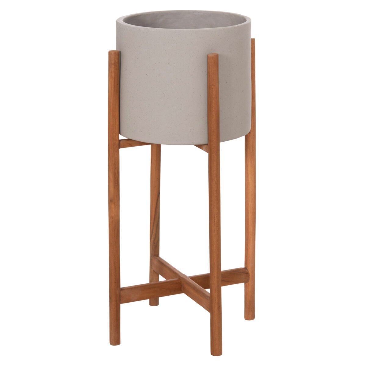ΓΛΑΣΤΡΑ ΕΣΩΤ.ΧΩΡΟΥ RENTIL HM4684.03S FIBER CEMENT ΧΡΩΜΑ ΓΚΡΙ--ΒΑΣΗ TEAK Φ27x56Υ - Image 7