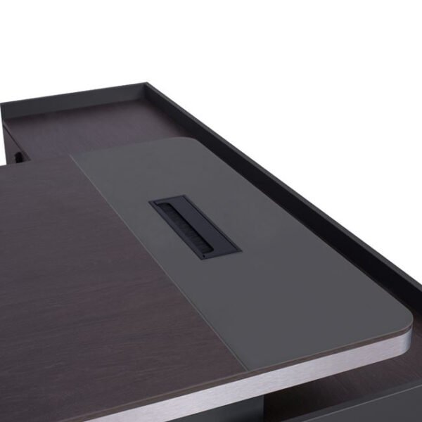 ΓΡΑΦΕΙΟ ΕΠΑΓΓΕΛΜΑΤΙΚΟ ΑΡΙΣΤΕΡΗ ΓΩΝΙΑ ROSEWOOD HM2084L 220X180X76Υεκ. - Image 5