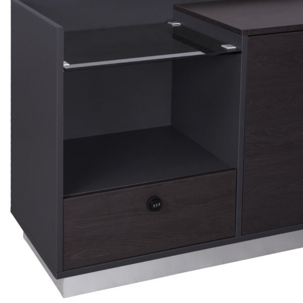 ΓΡΑΦΕΙΟ ΕΠΑΓΓΕΛΜΑΤΙΚΟ ΑΡΙΣΤΕΡΗ ΓΩΝΙΑ ROSEWOOD HM2112L 200X160X76Υ εκ. - Image 7