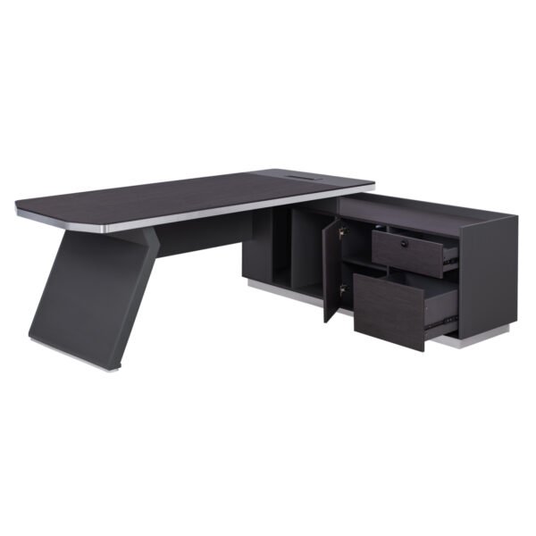 ΓΡΑΦΕΙΟ ΕΠΑΓΓΕΛΜΑΤΙΚΟ ΔΕΞΙΑ ΓΩΝΙΑ ROSEWOOD HM2084R 220X180X76Υ εκ. - Image 3