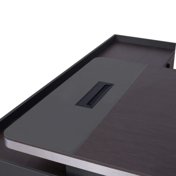 ΓΡΑΦΕΙΟ ΕΠΑΓΓΕΛΜΑΤΙΚΟ ΔΕΞΙΑ ΓΩΝΙΑ ROSEWOOD HM2084R 220X180X76Υ εκ. - Image 5