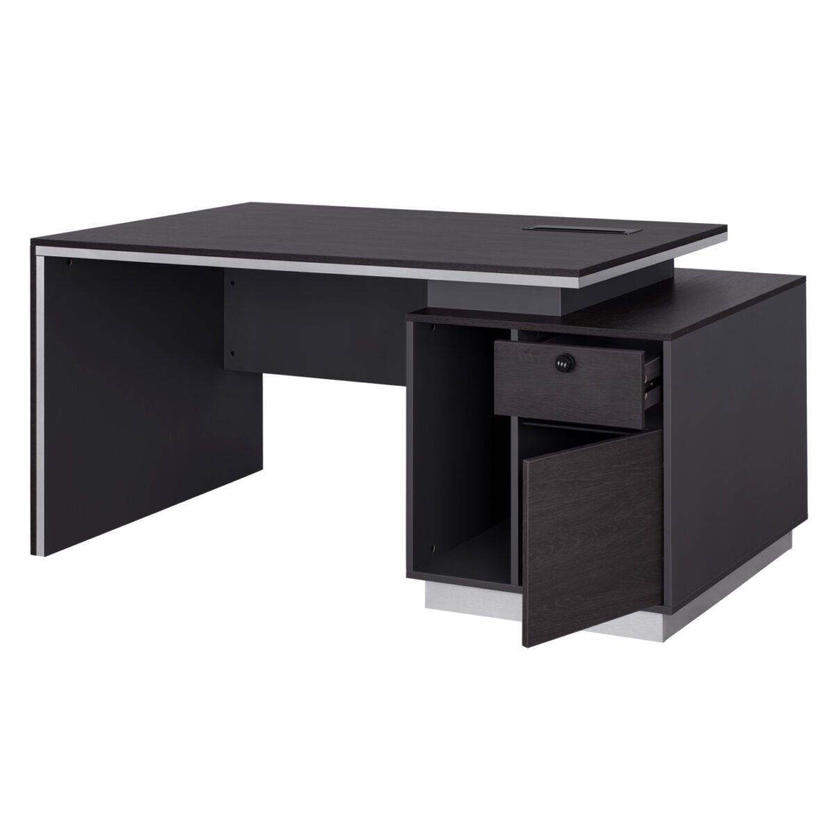 ΓΡΑΦΕΙΟ ΕΠΑΓΓΕΛΜΑΤΙΚΟ ΜΕ ΔΕΞΙΟ ΝΤΟΥΛΑΠΙ ROSEWOOD HM2087R 160X80X76Υ εκ. - Image 3