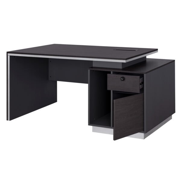 ΓΡΑΦΕΙΟ ΕΠΑΓΓΕΛΜΑΤΙΚΟ ΜΕ ΔΕΞΙΟ ΝΤΟΥΛΑΠΙ ROSEWOOD HM2087R 160X80X76Υ εκ. - Image 3