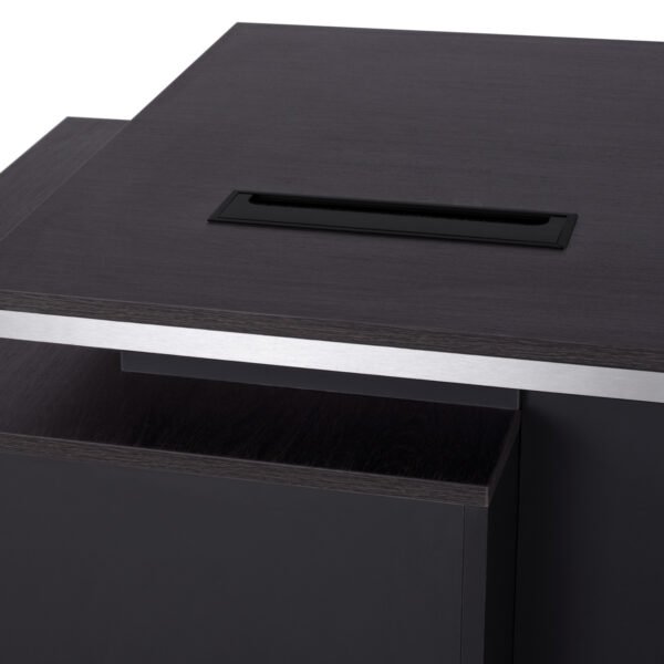 ΓΡΑΦΕΙΟ ΕΠΑΓΓΕΛΜΑΤΙΚΟ ΜΕ ΔΕΞΙΟ ΝΤΟΥΛΑΠΙ ROSEWOOD HM2113R 180X80X76Υ εκ. - Image 5