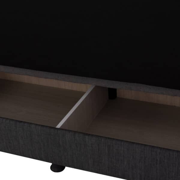 ΚΑΝΑΠΕΣ ΚΡΕΒΑΤΙ ΤΡΙΘΕΣΙΟΣ ΓΚΡΙ HM3239.03 180x83x74Υεκ. - Image 9