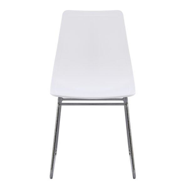 ΚΑΡΕΚΛΑ HYGGE HM18485.01 ΠΟΛΥΠΡΟΠΥΛΕΝΙΟ ΛΕΥΚΟ-ΜΕΤΑΛΛΟ ΧΡΩΜΙΟΥ 42x44x77Υεκ - Image 3