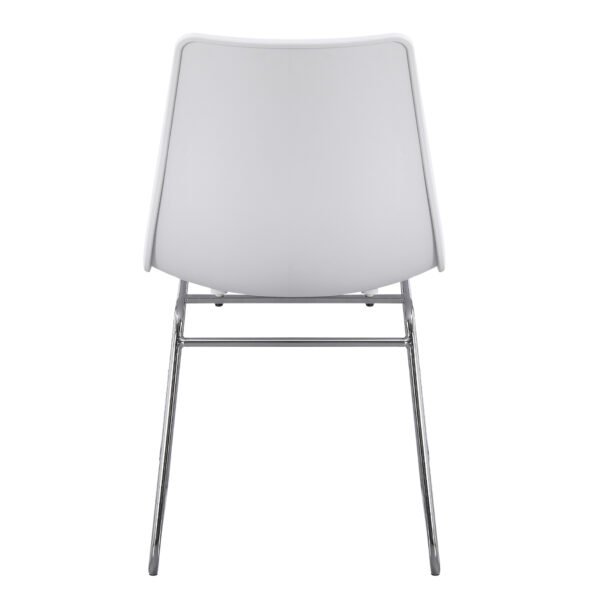 ΚΑΡΕΚΛΑ HYGGE HM18485.01 ΠΟΛΥΠΡΟΠΥΛΕΝΙΟ ΛΕΥΚΟ-ΜΕΤΑΛΛΟ ΧΡΩΜΙΟΥ 42x44x77Υεκ - Image 5