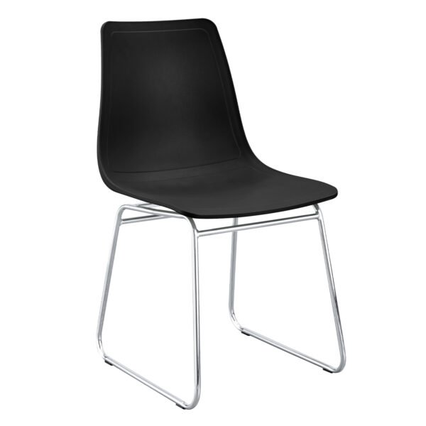 ΚΑΡΕΚΛΑ HYGGE HM18485.02 ΠΟΛΥΠΡΟΠΥΛΕΝΙΟ ΜΑΥΡΟ-ΜΕΤΑΛΛΟ ΧΡΩΜΙΟΥ 42x44x77Υεκ