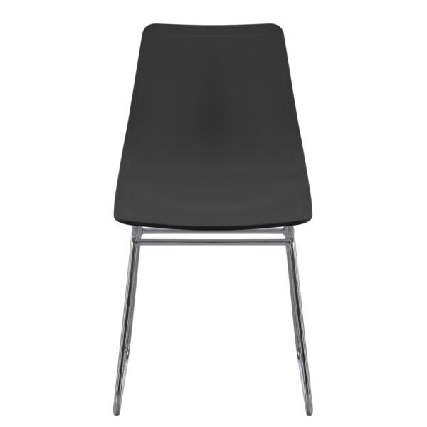 ΚΑΡΕΚΛΑ HYGGE HM18485.02 ΠΟΛΥΠΡΟΠΥΛΕΝΙΟ ΜΑΥΡΟ-ΜΕΤΑΛΛΟ ΧΡΩΜΙΟΥ 42x44x77Υεκ - Image 3