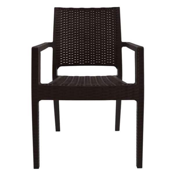 ΠΟΛΥΘΡΟΝΑ ΠΟΛΥΠΡΟΠΥΛΕΝΙΟΥ ΒΑΡΕΩΣ ΤΥΠΟΥ KAGANU DARK BROWN HM5134.09 57x55,5x89 εκ. - Image 3