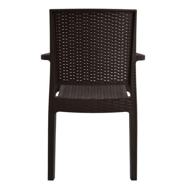 ΠΟΛΥΘΡΟΝΑ ΠΟΛΥΠΡΟΠΥΛΕΝΙΟΥ ΒΑΡΕΩΣ ΤΥΠΟΥ KAGANU DARK BROWN HM5134.09 57x55,5x89 εκ. - Image 6