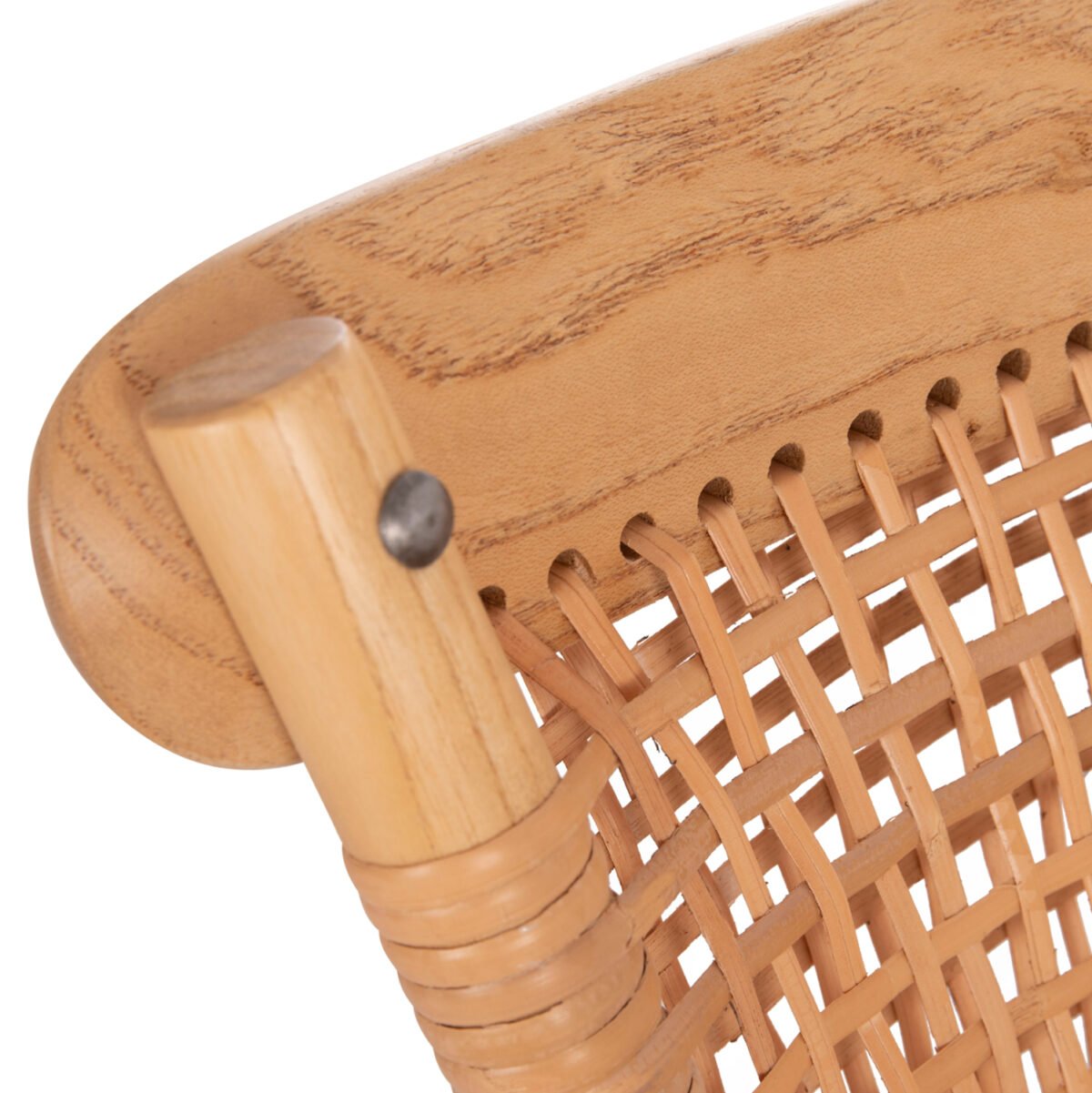 ΚΑΡΕΚΛΑ ΤΡΑΠΕΖΑΡΙΑΣ LIBERTY HM8752.11 TOON ΞΥΛΟ-ΨΑΘΑ RATTAN---Β'ΔΙΑΛΟΓΗΣ 49x54x89Υεκ - Image 5
