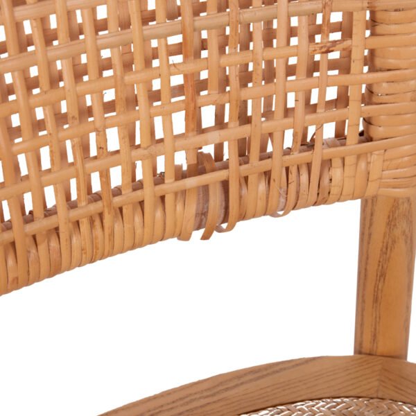 ΚΑΡΕΚΛΑ ΤΡΑΠΕΖΑΡΙΑΣ LIBERTY HM8752.11 TOON ΞΥΛΟ-ΨΑΘΑ RATTAN---Β'ΔΙΑΛΟΓΗΣ 49x54x89Υεκ - Image 7