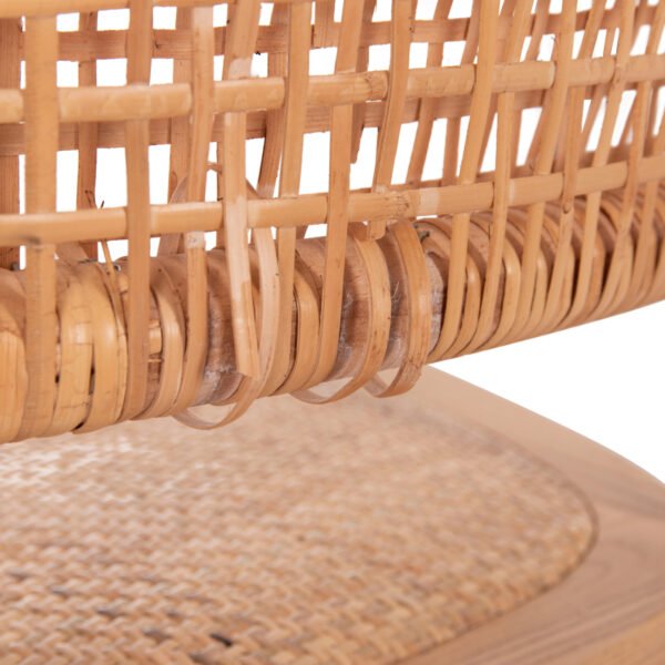 ΚΑΡΕΚΛΑ ΤΡΑΠΕΖΑΡΙΑΣ LIBERTY HM8752.11 TOON ΞΥΛΟ-ΨΑΘΑ RATTAN---Β'ΔΙΑΛΟΓΗΣ 49x54x89Υεκ - Image 8