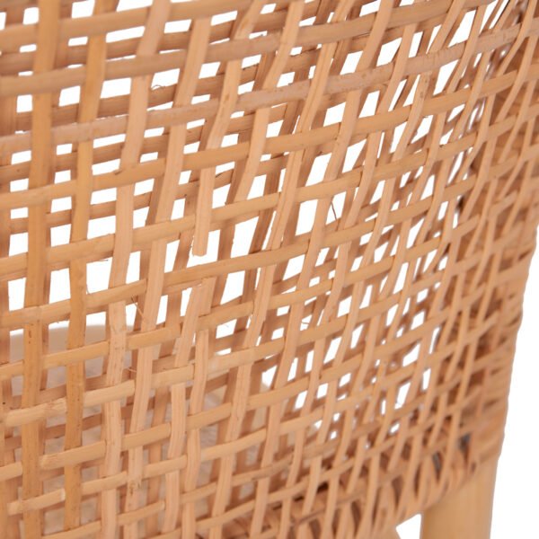 ΚΑΡΕΚΛΑ ΤΡΑΠΕΖΑΡΙΑΣ LIBERTY HM8752.11 TOON ΞΥΛΟ-ΨΑΘΑ RATTAN---Β'ΔΙΑΛΟΓΗΣ 49x54x89Υεκ - Image 9