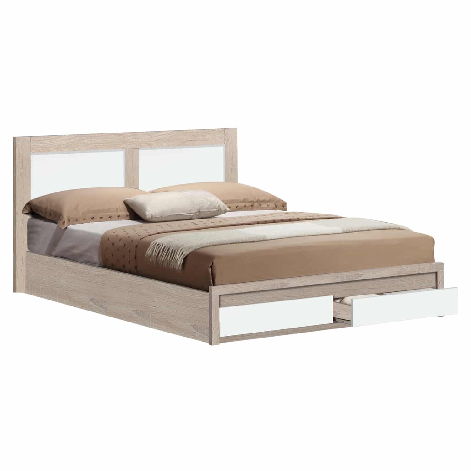 ΚΡΕΒΑΤΙ CAPRI HM312.06 ΜΕ 2 ΣΥΡΤΑΡΙΑ SONAMA ΛΕΥΚΟ ΓΙΑ ΣΤΡΩΜΑ 150x200 εκ. ΚΡΕΒΑΤΙ CAPRI HM312.06 ΜΕ 2 ΣΥΡΤΑΡΙΑ SONAMA ΛΕΥΚΟ ΓΙΑ ΣΤΡΩΜΑ 150x200 εκ.