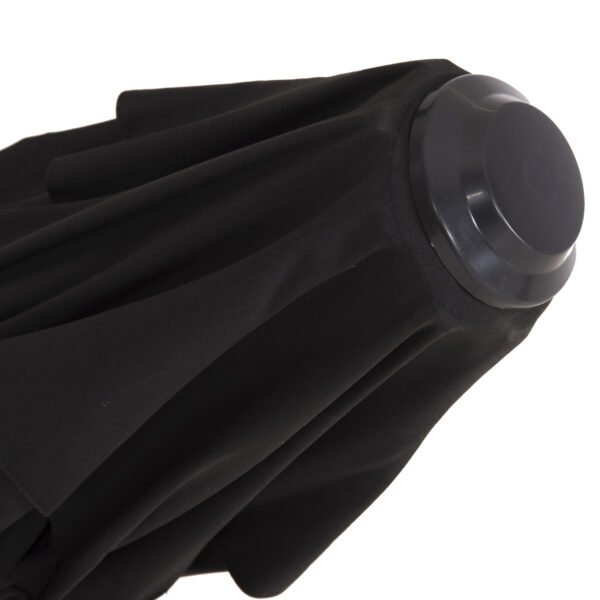 ΟΜΠΡΕΛΑ SHADER HM6025.03 ALU ΕΠΑΓΓΕΛΜΑΤΙΚΗ ΚΡΕΜΑΣΤΗ 3X3 360 ΜΟΙΡΩΝ ME ΜΑΥΡΟ ΑΚΡΥΛΙΚΟ ΠΑΝΙ - Image 9