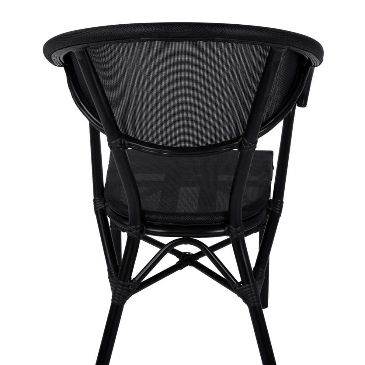 ΠΟΛΥΘΡΟΝΑ ΑΛΟΥΜΙΝΙΟΥ CLAY BAMBOO LOOK ΜΑΥΡΗ ΜΕ TEXTLINE HM5025.02 59x60x82 cm - Image 9