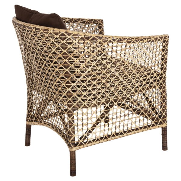 ΠΟΛΥΘΡΟΝΑ ΕΞΩΤ.ΧΩΡΟΥ HM6111 SILMAR-RATTAN ΚΑΦΕ ΚΑΙ ΦΥΣΙΚΟ-ΜΑΞΙΛΑΡΙΑ ΚΑΦΕ 82x76x85Υεκ - Image 5