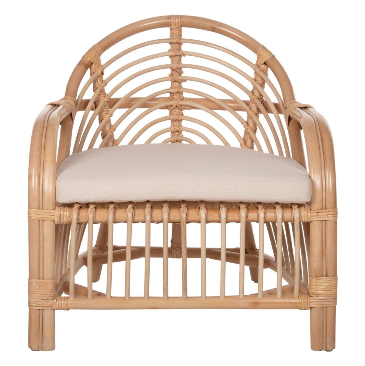 ΠΟΛΥΘΡΟΝΑ FEMUR HM9837 RATTAN ΣΕ ΦΥΣΙΚΟ- ΛΕΥΚΟ ΜΑΞΙΛΑΡΙ 72x66x75Υεκ. - Image 3