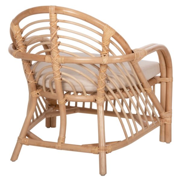 ΠΟΛΥΘΡΟΝΑ FEMUR HM9837 RATTAN ΣΕ ΦΥΣΙΚΟ- ΛΕΥΚΟ ΜΑΞΙΛΑΡΙ 72x66x75Υεκ. - Image 5
