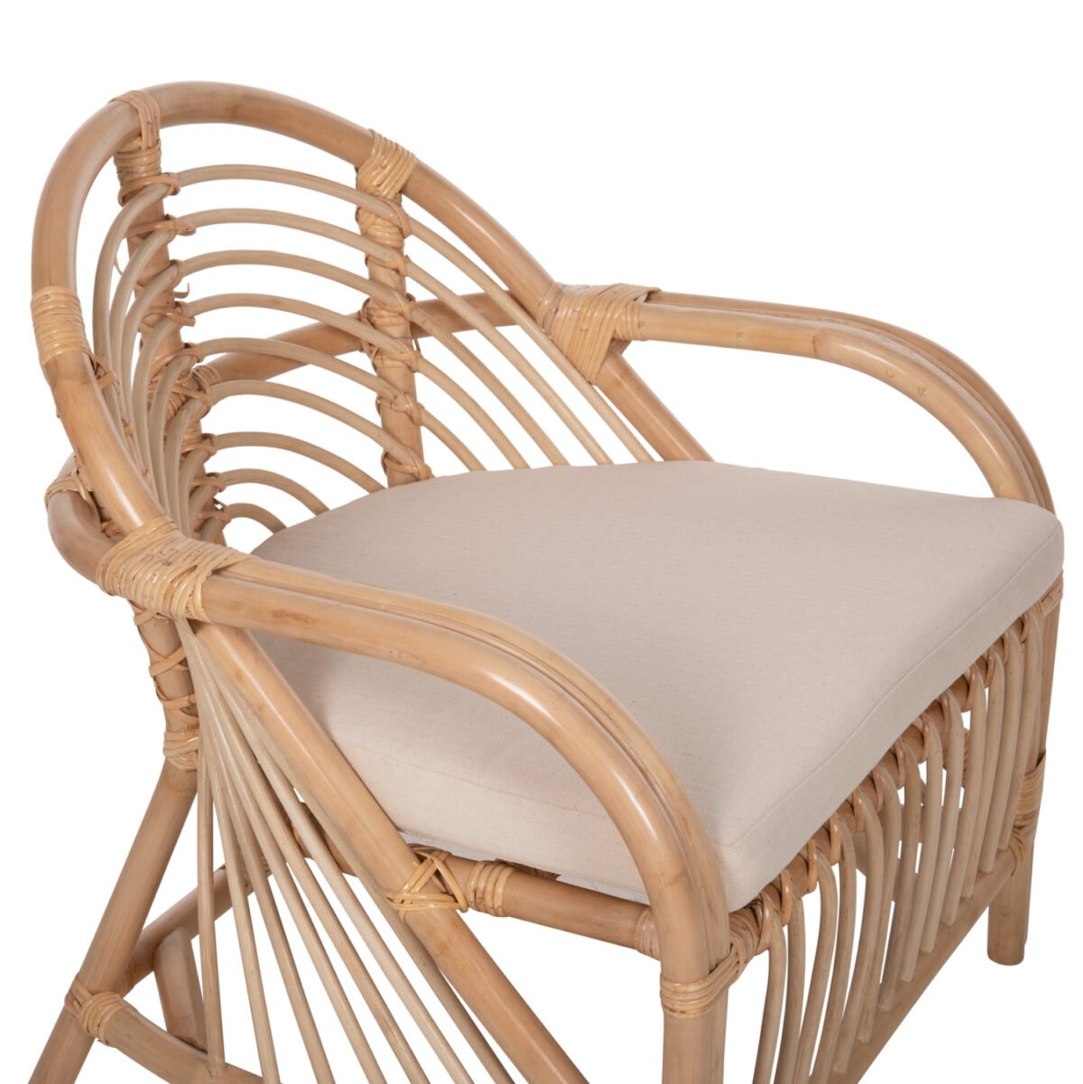 ΠΟΛΥΘΡΟΝΑ FEMUR HM9837 RATTAN ΣΕ ΦΥΣΙΚΟ- ΛΕΥΚΟ ΜΑΞΙΛΑΡΙ 72x66x75Υεκ. - Image 7