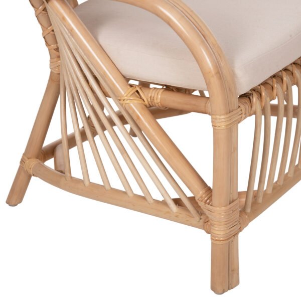 ΠΟΛΥΘΡΟΝΑ FEMUR HM9837 RATTAN ΣΕ ΦΥΣΙΚΟ- ΛΕΥΚΟ ΜΑΞΙΛΑΡΙ 72x66x75Υεκ. - Image 9