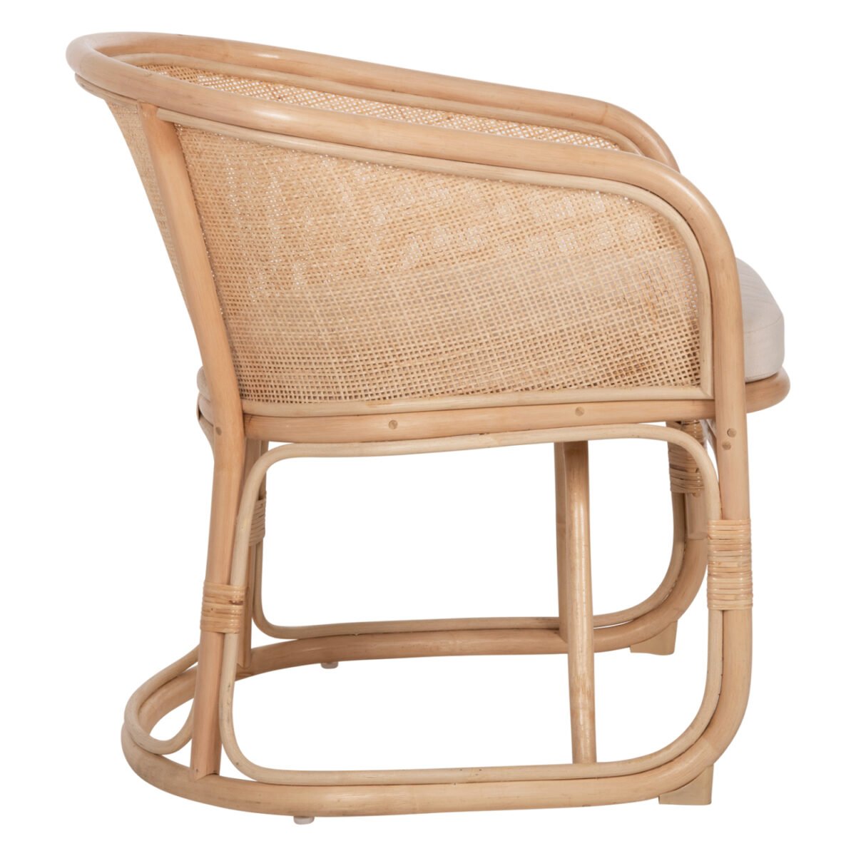 ΠΟΛΥΘΡΟΝΑ ΚΙΚΟ HM9839 RATTAN ΣΕ ΦΥΣΙΚΟ ΧΡΩΜΑ-ΛΕΥΚΟ ΜΑΞΙΛΑΡΙ 61x71x76Yεκ. - Image 4