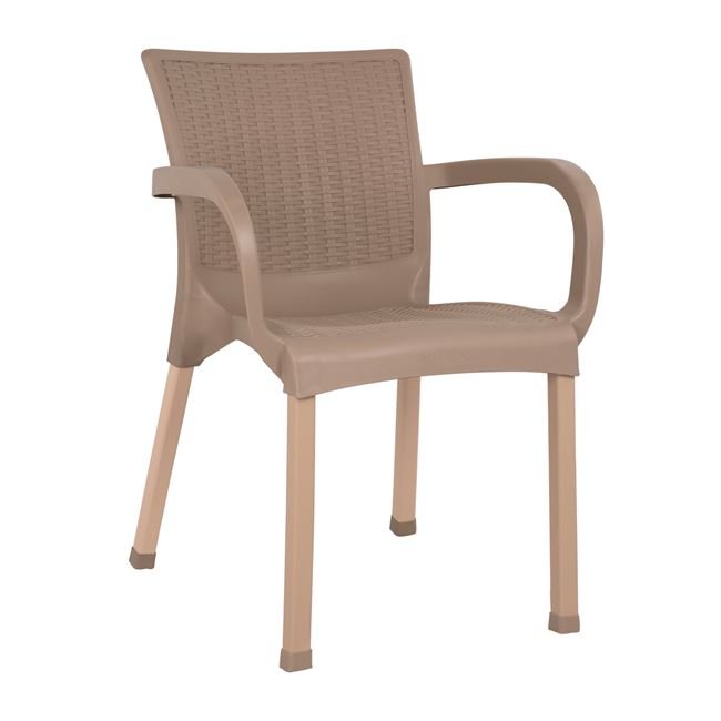 ΠΟΛΥΘΡΟΝΑ ΠΟΛΥΠΡΟΠΥΛΕΝΙΟΥ RATTAN ΠΟΔΙ ALU HM5591.02 ΚΑΠΟΥΤΣΙΝΟ 60x60x82 cm ΠΟΛΥΘΡΟΝΑ ΠΟΛΥΠΡΟΠΥΛΕΝΙΟΥ RATTAN ΠΟΔΙ ALU HM5591.02 ΚΑΠΟΥΤΣΙΝΟ 60x60x82 cm