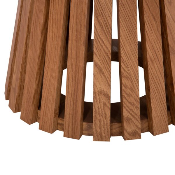 ΣΕΤ 2ΤΜΧ ΤΡΑΠΕΖΙΑ ΣΑΛΟΝΙΟΥ TALBERT HM21083 MDF ΦΥΣΙΚΟ ΞΥΛΟΥ Φ80εκ & Φ45εκ - Image 8