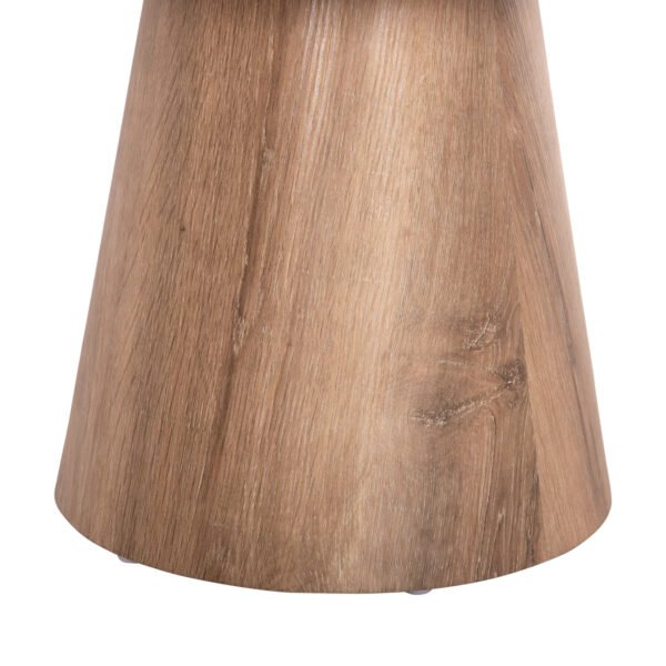 ΣΕΤ 2ΤΜΧ ΤΡΑΠΕΖΙΑ ΣΑΛΟΝΙΟΥ KARAN HM21085 MDF ΦΥΣΙΚΟ ΞΥΛΟΥ Φ80εκ & Φ45εκ - Image 6