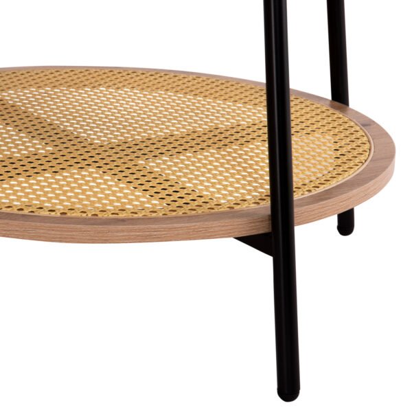 ΣΕΤ 2ΤΜΧ ΤΡΑΠΕΖΙΑ ΣΑΛΟΝΙΟΥ SEWELL HM21087 MDF-ΜΕΤΑΛΛΟ-ΣΥΝΘΕΤΙΚΟ RATTAN Φ80εκ & Φ45εκ - Image 7