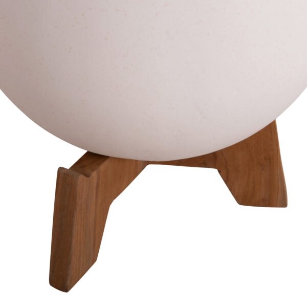 ΣΕΤ 3 ΓΛΑΣΤΡΕΣ ΜΕ TEAK ΒΑΣΕΙΣ TRYLL HM4681.02 FIBER CEMENT ΛΕΥΚΟ - Image 8