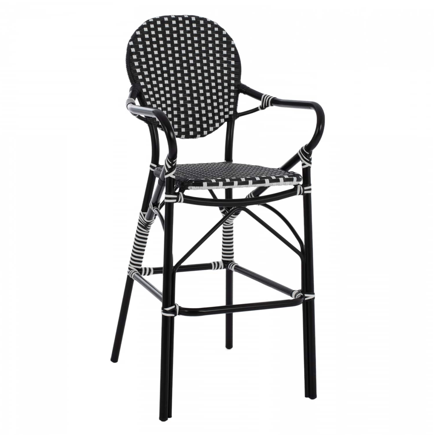 ΣΚΑΜΠΟ ΑΛΟΥΜΙΝΙΟΥ BAMBOO LOOK ΜΕ WICKER ΜΑΥΡΟ ΛΕΥΚΟ HM5794.02 56x60x126 εκ. ΣΚΑΜΠΟ ΑΛΟΥΜΙΝΙΟΥ BAMBOO LOOK ΜΕ WICKER ΜΑΥΡΟ ΛΕΥΚΟ HM5794.02 56x60x126 εκ.