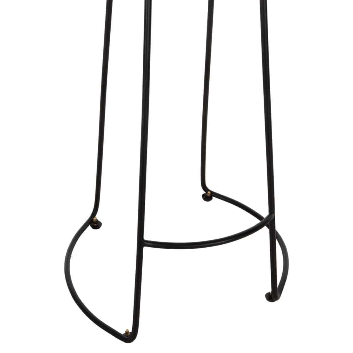 ΣΚΑΜΠΟ BAR ELEANOR HM8363.11 ΜΑΣΙΦ ΞΥΛΟ ΑΚΑΚΙΑΣ-ΜΕΤΑΛΛΟ 50x43x78Υεκ. - Image 8