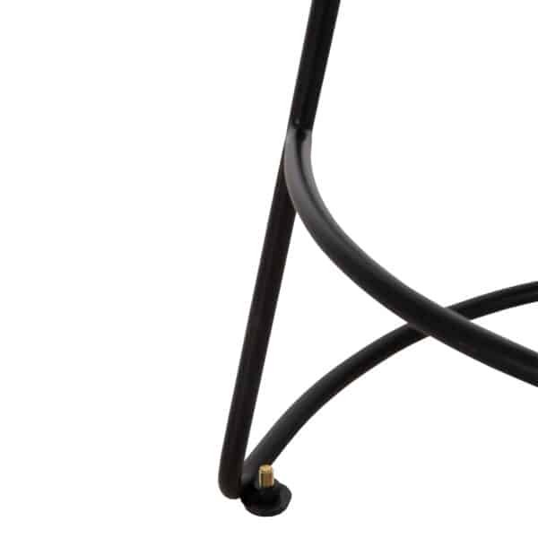 ΣΚΑΜΠΟ BAR ELEANOR HM8363.11 ΜΑΣΙΦ ΞΥΛΟ ΑΚΑΚΙΑΣ-ΜΕΤΑΛΛΟ 50x43x78Υεκ. - Image 9