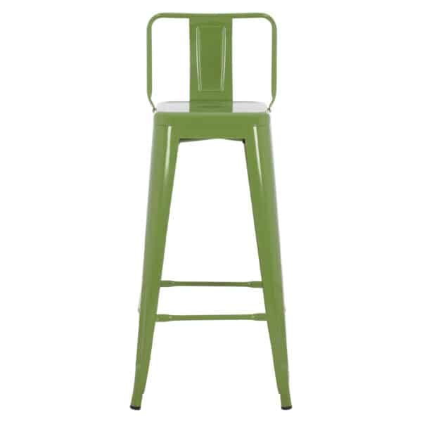 ΣΚΑΜΠΟ BAR ΜΕΤΑΛΛΙΚΟ MELITA ME ΠΛΑΤΗ ΣΕ LIGHT OLIVE GREEN HM8643.13 43Χ43Χ100Yεκ. - Image 3