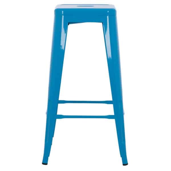 ΣΚΑΜΠΟ BAR MELITA HM8642.08 ΜΕΤΑΛΛΙΚΟ ΣΕ ΜΠΛΕ 43x43x78Υεκ. - Image 3